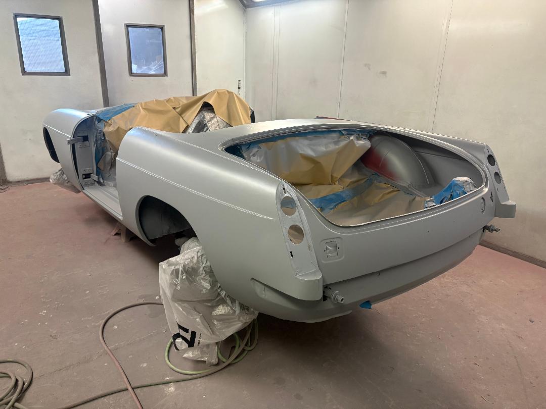MGB Body in primer - rear