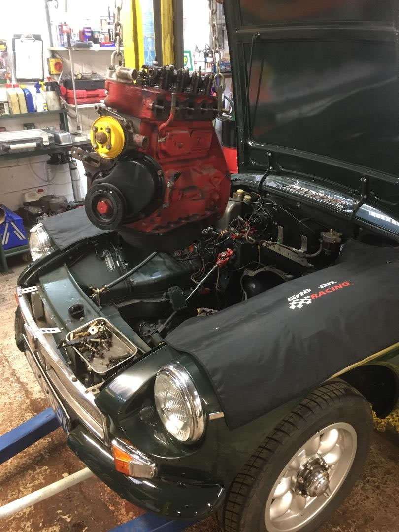 MGB Engine out