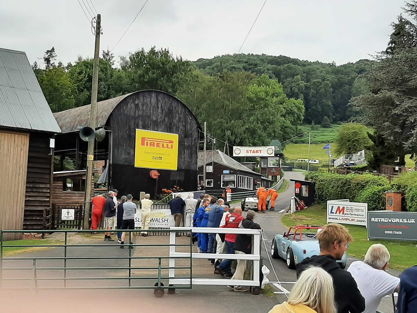 Shelsley Walsh Start line