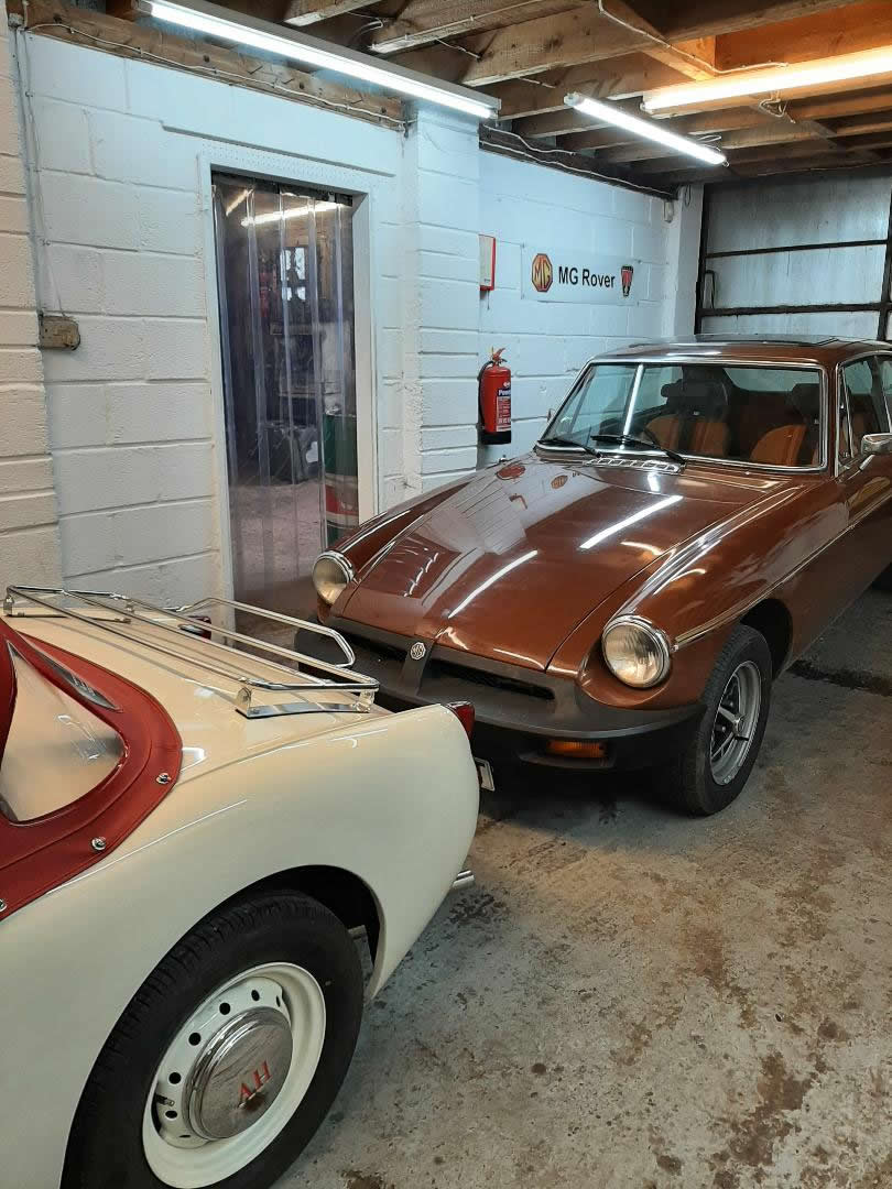MGB GT in paint